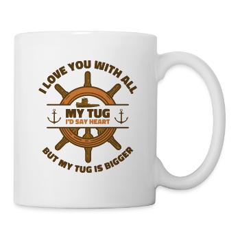 Remorqueur Voilier Embarcation Tugboat Lover - Mug blanc - blanc - Droite