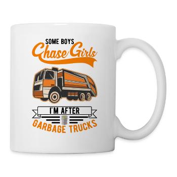 Müllmann Gift Garbage Collection Garbage Truck - Mug - white - Right