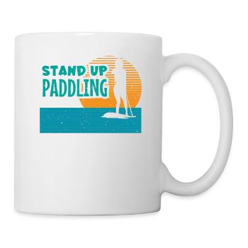 Stand Up Paddling - Girl Water Sports Paddle Sport - Mug blanc - blanc - Droite