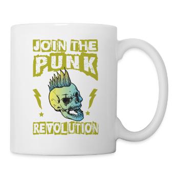 Rejoignez The Punk Revolution - Gothique - Concert - Goth - Mug blanc - blanc - Droite