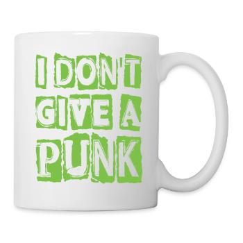 I Don’t Give A Punk - Gothique - Concert - Drôle - G - Mug blanc - blanc - Droite