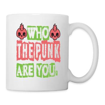 Qui êtes-vous le punk ? - Gothique - Gothique - Concert - Mug blanc - blanc - Droite
