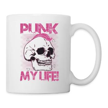 Punk Ma Vie! - Gothique - Gothique - Concert - Drôle - Mug blanc - blanc - Droite