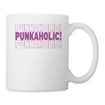 Punkaholic! - Gothique - Goth - Concert - Funny Puns - Mug blanc - blanc - Droite