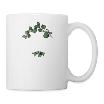 Team Braut I Blumenkranz Hochzeit Boho Stil - Tasse - Weiß - Rechts