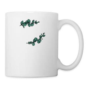 Team Braut I Blumenkranz Hochzeit Boho Stil - Tasse - Weiß - Rechts