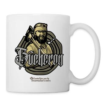 Holzfäller Design Bûcheron - Tasse - Weiß - Rechts