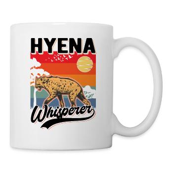 Hyänen Flüsterer Erdwolf Hyena - Tasse - Weiß - Rechts