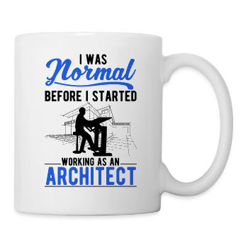 Architekt Geschenk Innenarchitekt Architektur - Tasse - Weiß - Rechts