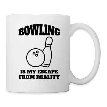 Bowling Cadeau Bowling Boule Bowling Cône Bowling - Mug blanc - blanc - Droite