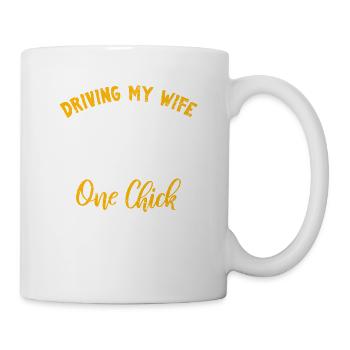 Driving My Wife Crazy One Chick At A Time Funny Ch - Tasse - Weiß - Rechts