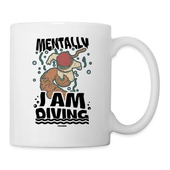 Diving Scuba Instructor Holiday Summer Gift - Mug - white - Right