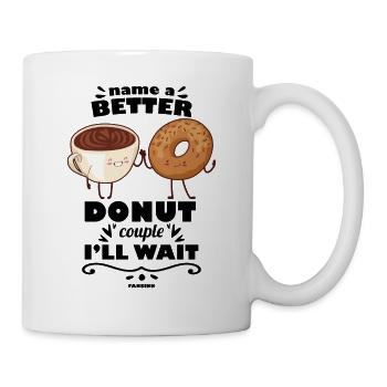 Donut - Tasse - Weiß - Rechts