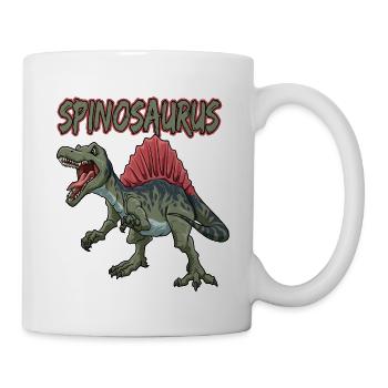 Dinosaurier Spinosaurus Fleischfresser Dino - Tasse - Weiß - Rechts