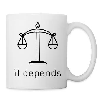 FUNNY LAW LAWYER - Mug - white - Right