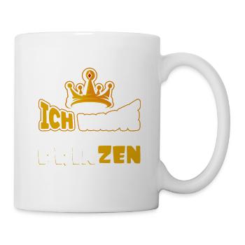 Ich warte auf den Prinzen - Tasse - Weiß - Rechts