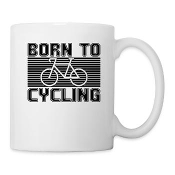 Vélo - Mug blanc - blanc - Droite
