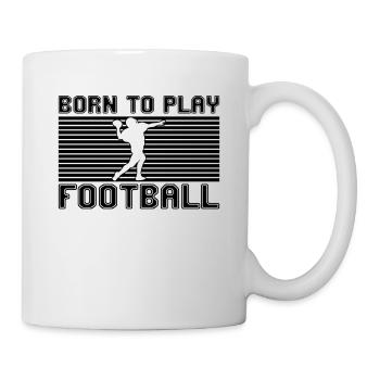 football rugby - Mug - white - Right
