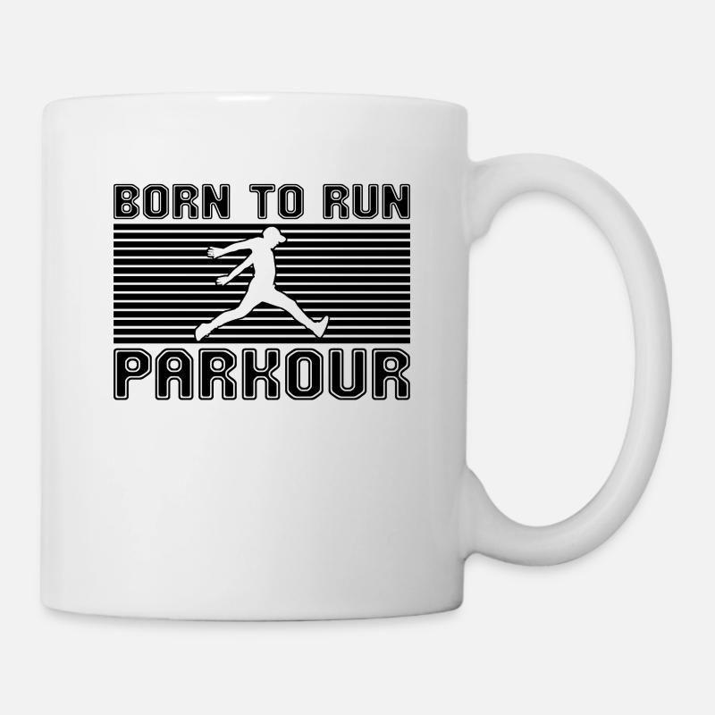 Parkour - Tasse - Weiß