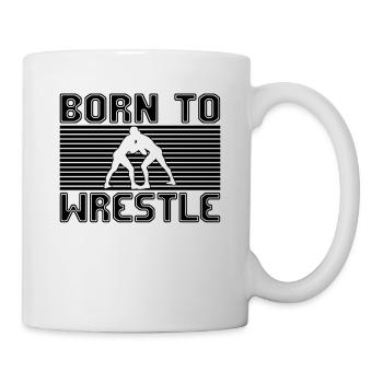lutte lutte - Mug blanc - blanc - Droite