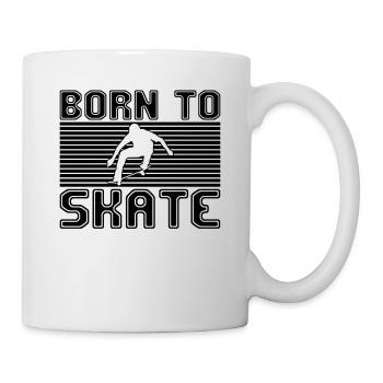 patinage - Mug blanc - blanc - Droite