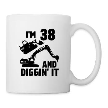 I'm 38 and Diggin' It - Mug - white - Right
