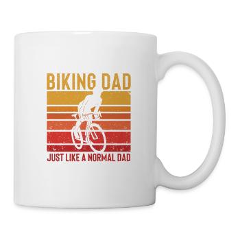 I'm a mountain bike dad fun cycling - Mug - white - Right