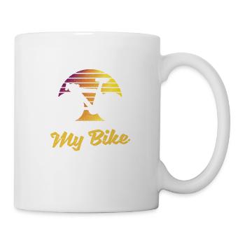 Désolé, je ne peux pas, je dois faire face à la - Mug blanc - blanc - Droite
