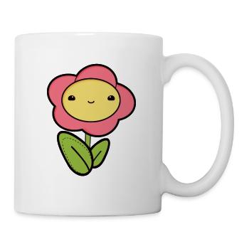 Cute Kawaii Flower - Mug - white - Right