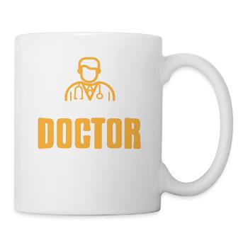 Mon père est médecin Qu’est-ce que votre héros fait à nouveau - Mug blanc - blanc - Droite