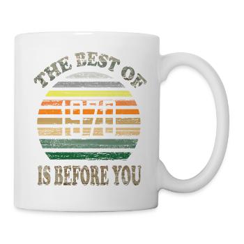 Année de naissance 1970 Vintage Retro, naissance, anniversaire - Mug blanc - blanc - Droite
