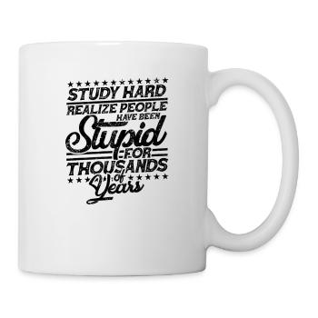 Study History Realize People Have Been This - Mug - white - Right