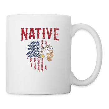 Indigenous and proud for all indigenous peoples - Mug - white - Right