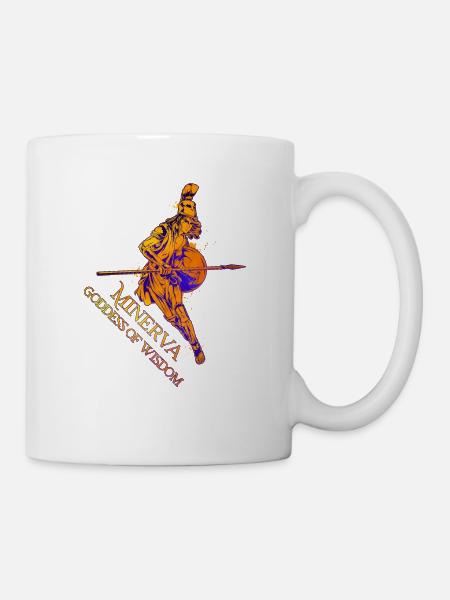 Göttin der Weisheit - Minerva - Tasse - Weiß