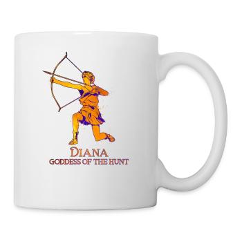 Goddess of Hunting - Diana - Mug - white - Right