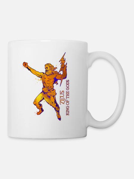 Roi des Dieux - Zeus - Mug blanc - blanc