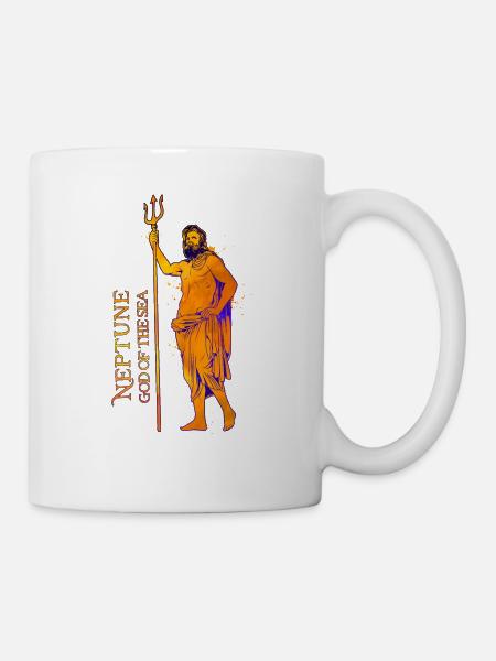 Dieu de la Mer - Neptune - Mug blanc - blanc