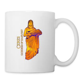 Göttin der Ernte - Ceres - Tasse - Weiß - Rechts