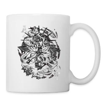 Okkult Goth Gothic Punk Grunge - Tasse - Weiß - Rechts