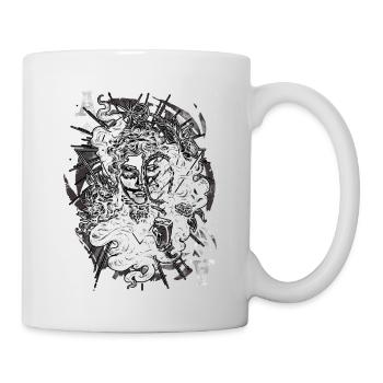 Okkult Goth Gothic Punk Grunge - Tasse - Weiß - Rechts