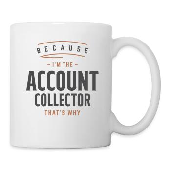 Profession de collecteur de compte - Mug blanc - blanc - Droite