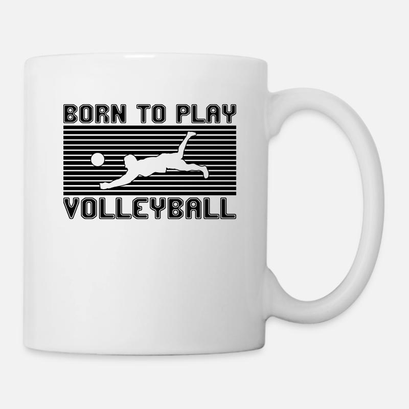 Volleyball - Tasse - Weiß
