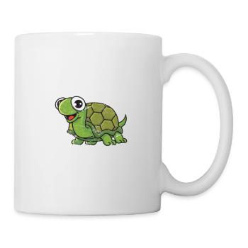Yep I Talk To Turtles Funny Sea Turtle Lover Ocean - Mug - white - Right