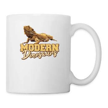 Modern Dinosaurs Bearded Dragon Lovers Beardie Lov - Mug - white - Right