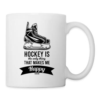 Hockey - Tasse - Weiß - Rechts