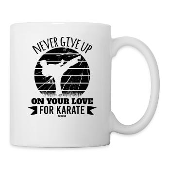 Karaté Love Entraînement aux arts martiaux - Mug blanc - blanc - Droite