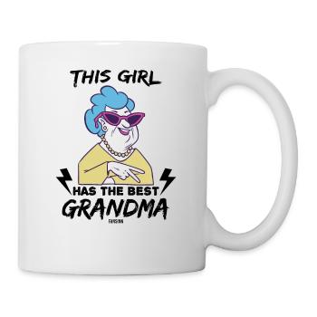 meilleure grand-mère - Mug blanc - blanc - Droite