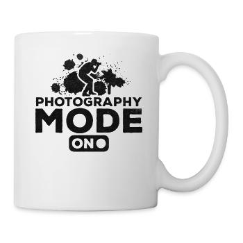 Photograph the camera mode on the camera - Mug - white - Right