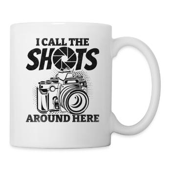 Fotografie Ich nenne hier das Sagen Lustiger - Tasse - Weiß - Rechts