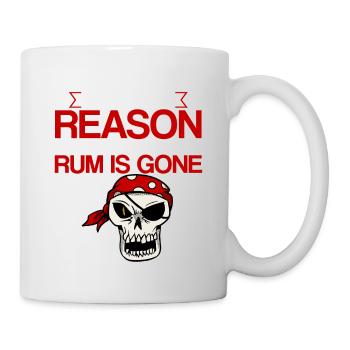 I Am The Reason Why All The Rum Is Gone 2 - Mug - white - Right